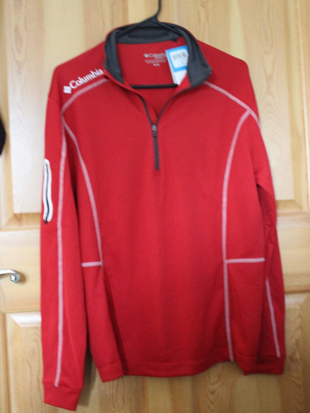 Red Columbia zip up jacket - NWT